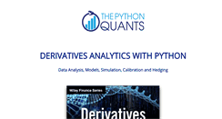 Desktop Screenshot of derivatives-analytics-with-python.com